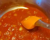 A picture of step 2 of Beans on toast my way.
