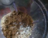 A picture of step 1 of Chocolate coconut balls.