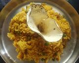 A picture of step 5 of Soya pulav.