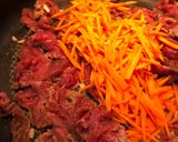Hình bước làm 3 của món Bún khô xào bò