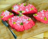 A picture of step 6 of Kolkata Special: Bhapa Sandesh- Strawberry Flavoured.