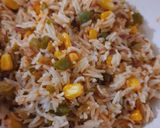 A picture of step 5 of Corn fried rice.