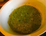 A picture of step 3 of Spinach Paratha (palak ka paratha).