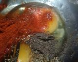 A picture of step 4 of Tandoori Chicken cutlets.