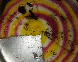 A picture of step 5 of Tri colour instant Dhokla.