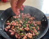 Foto del paso 2 de la receta: Macarrones con bacon y espárragos verdes
