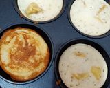 Foto langkah ke 6 dari resep 1006. Apem Bakar Walik Isi Pisang.