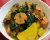 Hình bước làm 5 của món Canh khoai tây nấu gà 🥘🥘