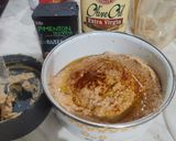 A picture of step 3 of (חומוס,حُمُّص) Hummus.