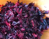 A picture of step 3 of Zobo drink.