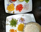 A picture of step 1 of Sweet Corn Bhel.