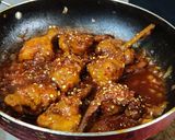 A picture of step 3 of Chicken Lollipop.