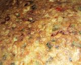 A picture of step 3 of Awara/Tofu fritata/pizza😍.