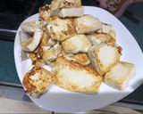 金沙豆腐的食譜步驟2照片