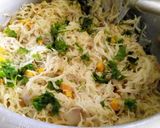 A picture of step 6 of Semiya (vermicelli) upma.