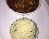 A picture of step 5 of Garlic rice.