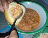 A picture of step 2 of French Bread Stuffed with Canned Chicken...🇸🇻.