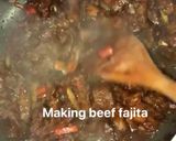 A picture of step 4 of Beef fajita.