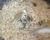 A picture of step 1 of Aloo, matar, polaw.