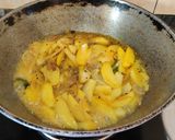 A picture of step 5 of POTATO ONION SABZI..