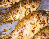 A picture of step 7 of Grilled tilapia fish recipe by mumeena's Kitchen.