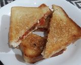 عکس مرحله 3 از دستور تست گوجه،پنیر Tomato and cheese toast