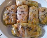 Foto del paso 7 de la receta: Col rellena de pollo y frutos secos