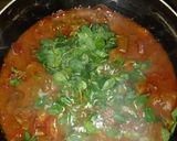 A picture of step 4 of Gajar methi gosht.