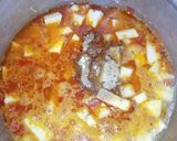 A picture of step 2 of Yam porridge.