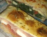 Foto del paso 5 de la receta: Calzone de jamón, queso, tomate y huevo