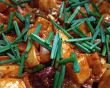 A picture of step 3 of Kung Pao Potatoes.