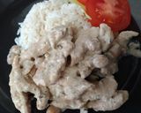 Csicseriborsós csirkeragu recept fázis 5 fotója