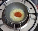 A picture of step 6 of Chole Kulche.