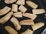 Pisang Bakar Aneka Topping (no minyak, no terigu)