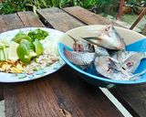 รูปขั้นตอนการทำที่ 2 ของ ต้มยำหัวปลานิล