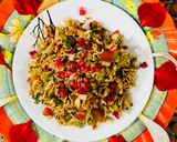 A picture of step 3 of Wai Wai Bhel Tea time snack veggie nutty and easy in 5 minutes.