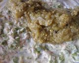 A picture of step 3 of Baigan ka raita.