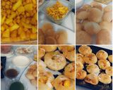 A picture of step 1 of Meethi puri.