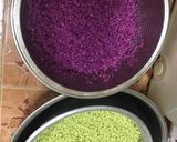 A picture of step 1 of Three-Color Bánh Tét.