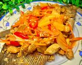 Foto langkah ke 6 dari resep Gurame Saos Asam Manis.