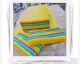 Foto langkah ke 7 dari resep Kue Pepe/Kue Lapis (tepung beras).