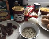 Foto del paso 1 de la receta: Fideuà de pato con dátiles y setas Portobello