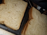 Toast with meat