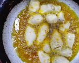 A picture of step 3 of Arbi fry.