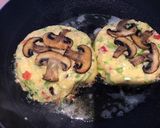 A picture of step 4 of California Farm Fried Polenta Cheeseburger.