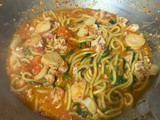 Mie kangkung Terasi