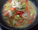 รูปขั้นตอนการทำที่ 4 ของ ไก่ผัดมะระ