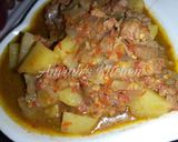 A picture of step 9 of Minced meat and potato pepper soup.