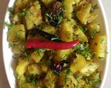 A picture of step 4 of Sweet potato upp curry.