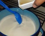 Foto del paso 4 de la receta: Panna cotta de coco con coulis de jamaica y mezcal oaxacaqueño
